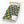 Bright yellow against soft aqua on the DipaliZ rubber duck throw