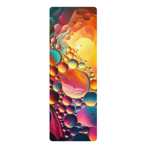Abstract Fluid Rubber Yoga Mat – Eco Suede - Dipaliz - & Pilates Mats