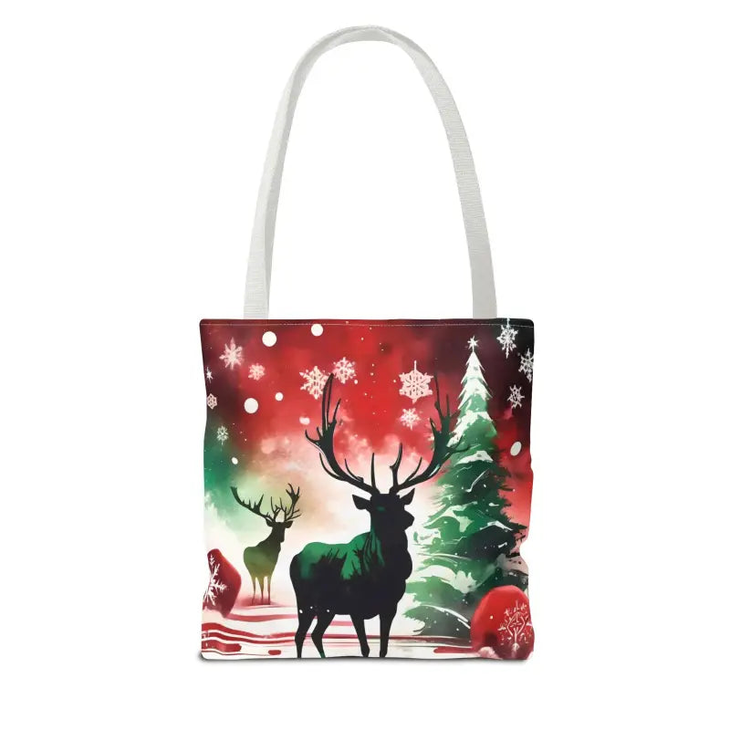 Celebrate Christmas with a Rudolf Reindeer Tote Bag! - Bags