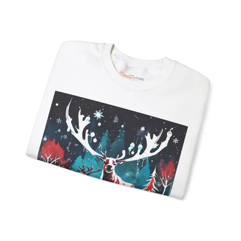 Rudolf Crewneck Sweatshirt Unisex Heavy Blend Christmas Vibes