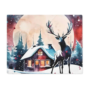 Rudolf Reindeer Placemat – Cotton Christmas Cabin - Dipaliz - Placemats