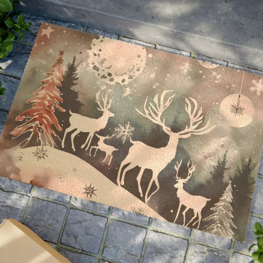 Rudolf’s Reindeer Rug: Coir Cheer For Your Entryway! - Home Decor