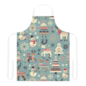Magical Rudolph Reindeer Apron - Festive Holiday Kitchen - Dipaliz - one Size / White - Aprons