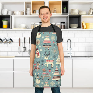 Magical Rudolph Reindeer Apron - Holiday Canvas - Dipaliz - Aprons