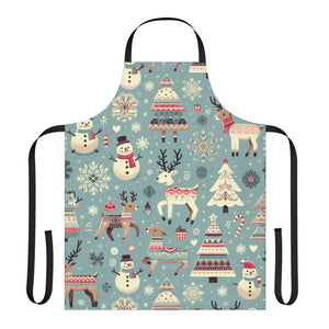 Magical Rudolph Reindeer Apron - Holiday Canvas - Dipaliz - Aprons
