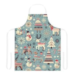 Magical Rudolph Reindeer Apron - Holiday Canvas - Dipaliz - Aprons