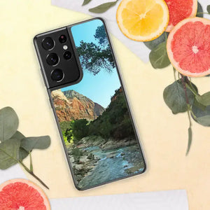 Zion National Park Samsung Case - Rugged Trail Protection - Dipaliz - Galaxy S21 Ultra - Mobile Phone Cases