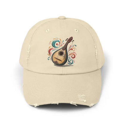 Ruggedly Stylish Cotton Twill Distressed Hats for You! - Stone / one Size