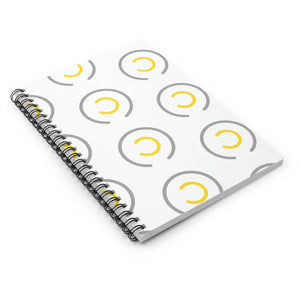Abstract Circles Spiral Notebook Ruled Line Creative Design Dipaliz - one Size - Notebooks & Notepads