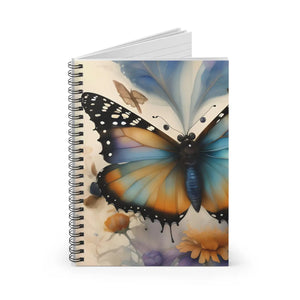 Vibrant Ruled Line Notebook - Rainbow Wings Design - Dipaliz - Notebooks & Notepads