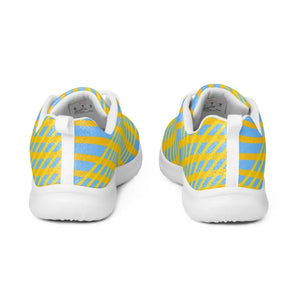 Athletic Shoes Blue Checkered Pattern Performance Style - Dipaliz - Sneakers