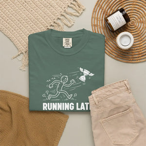 Running Late is my Cardio T-shirt, Funny Runner Graphic Tee - T-shirts