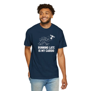 Running Late is my Cardio T-shirt, Funny Runner Graphic Tee - T-shirts