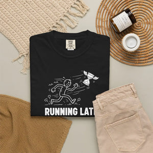 Running Late is my Cardio T-shirt, Funny Runner Graphic Tee - T-shirts