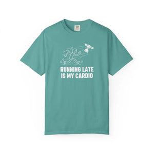 Running Late is my Cardio T-shirt, Funny Runner Graphic Tee - T-shirts