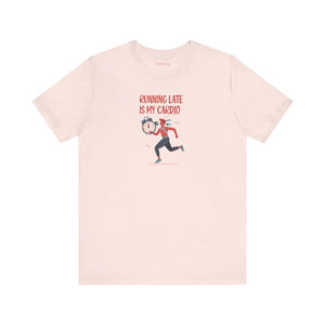 Soft Unisex Jersey Short Sleeve Tee Running Late - Dipaliz - T-shirts