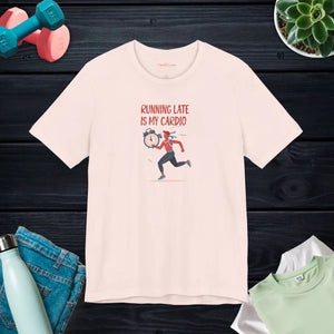 Soft Unisex Jersey Short Sleeve Tee Running Late - Dipaliz - T-shirts