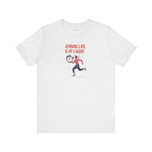Soft Unisex Jersey Short Sleeve Tee Running Late - Dipaliz - T-shirts