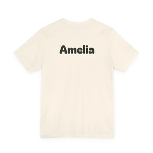 Running Man Graphic Tee, Minimalist Athletic T-shirt with Personalized Back Print - T-shirts - s