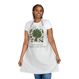Sage Advice Apron - Tie-back Closure Kitchen Essential - Dipaliz