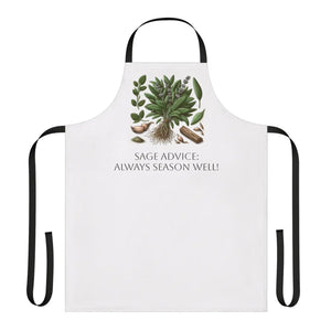 Sage Advice Apron - Tie-back Closure Kitchen Essential - Dipaliz