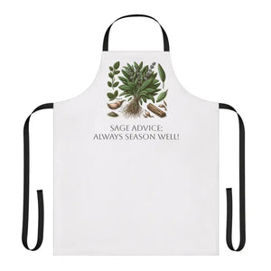 Sage Advice Apron - Stylish Tie-back Kitchen Essential - Dipaliz - Aprons