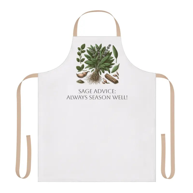 Unleash your Inner Chef with the Sage Advice Apron - one Size / Beige