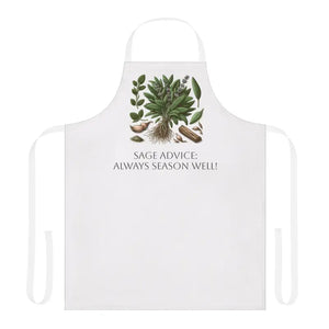 Sage Advice Apron - Stylish Tie-back Kitchen Essential - Dipaliz - one Size / White - Aprons