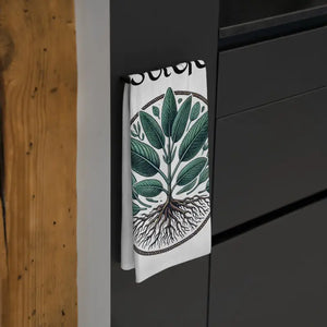 Charming Tea Towel - Nature Inspired Kitchen Décor - Dipaliz - White / 28’’ × - Towels