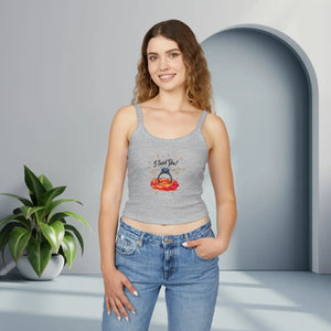 Floral Engagement Ring Spaghetti Strap Tank - Dipaliz - Tops - Xs