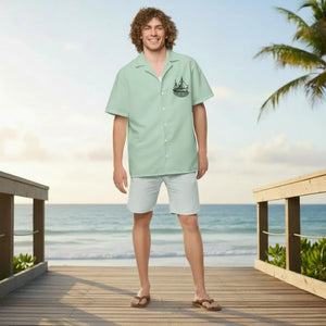 Eco-friendly Sail Ship Hawaiian Shirt - Moisture Wicking - Dipaliz - Shirts - Xs