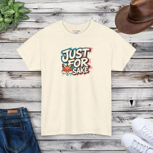 Unisex Heavy Cotton Tee - just for Sake Graphic Style - Dipaliz - Natural / s - T-shirts