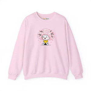 Sakura Bliss Kawaii Graphic T-shirt Soft Cherry Blossom Crewneck Sweatshirt - Sweatshirts - m