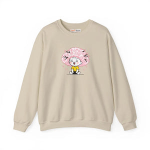 Sakura Bliss Kawaii Graphic T-shirt Soft Cherry Blossom Crewneck Sweatshirt - Sweatshirts - m