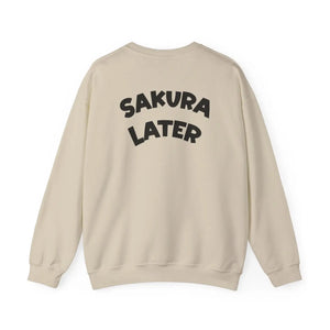 Sakura Bliss Kawaii Graphic T-shirt Soft Cherry Blossom Crewneck Sweatshirt - Sweatshirts - m