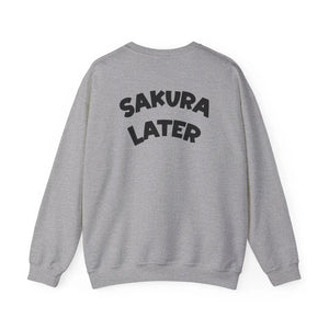 Sakura Bliss Kawaii Graphic T-shirt Soft Cherry Blossom Crewneck Sweatshirt - Sweatshirts - m
