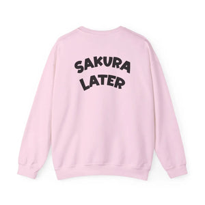 Sakura Bliss Kawaii Graphic T-shirt Soft Cherry Blossom Crewneck Sweatshirt - Sweatshirts - m
