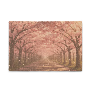 Sakura Tunnel Doormat – Coir Spring Entryway - Dipaliz - Door Mats