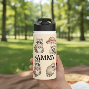SAMMY bottle at a woodland picnic