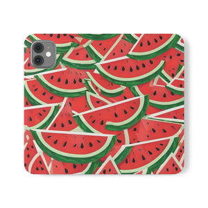 Watermelon Abstract Pattern Samsung Galaxy Flip Cases - Dipaliz - Mobile Phone