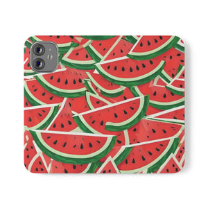 Watermelon Abstract Pattern Samsung Galaxy Flip Cases - Dipaliz - Mobile Phone
