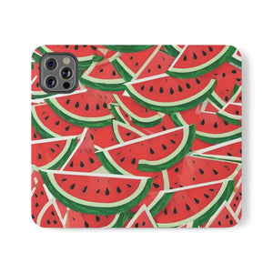 Watermelon Abstract Pattern Samsung Galaxy Flip Cases - Dipaliz - Mobile Phone