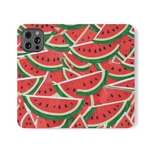Watermelon Abstract Pattern Samsung Galaxy Flip Cases - Dipaliz - Mobile Phone