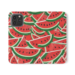 Watermelon Abstract Pattern Samsung Galaxy Flip Cases - Dipaliz - Mobile Phone