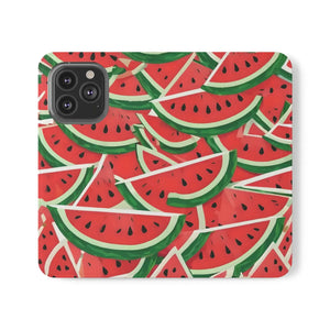 Watermelon Abstract Pattern Samsung Galaxy Flip Cases - Dipaliz - Mobile Phone