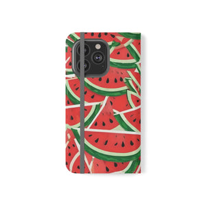 Watermelon Abstract Pattern Samsung Galaxy Flip Cases - Dipaliz - Mobile Phone