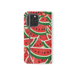Watermelon Abstract Pattern Samsung Galaxy Flip Cases - Dipaliz - Mobile Phone