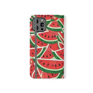 Watermelon Abstract Pattern Samsung Galaxy Flip Cases - Dipaliz - Mobile Phone