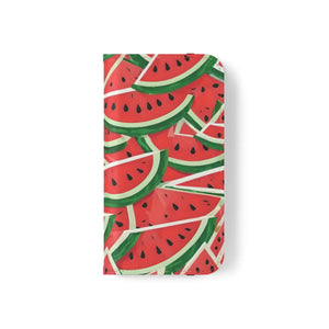 Watermelon Abstract Pattern Samsung Galaxy Flip Cases - Dipaliz - Mobile Phone