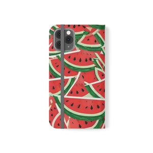 Watermelon Abstract Pattern Samsung Galaxy Flip Cases - Dipaliz - Mobile Phone
